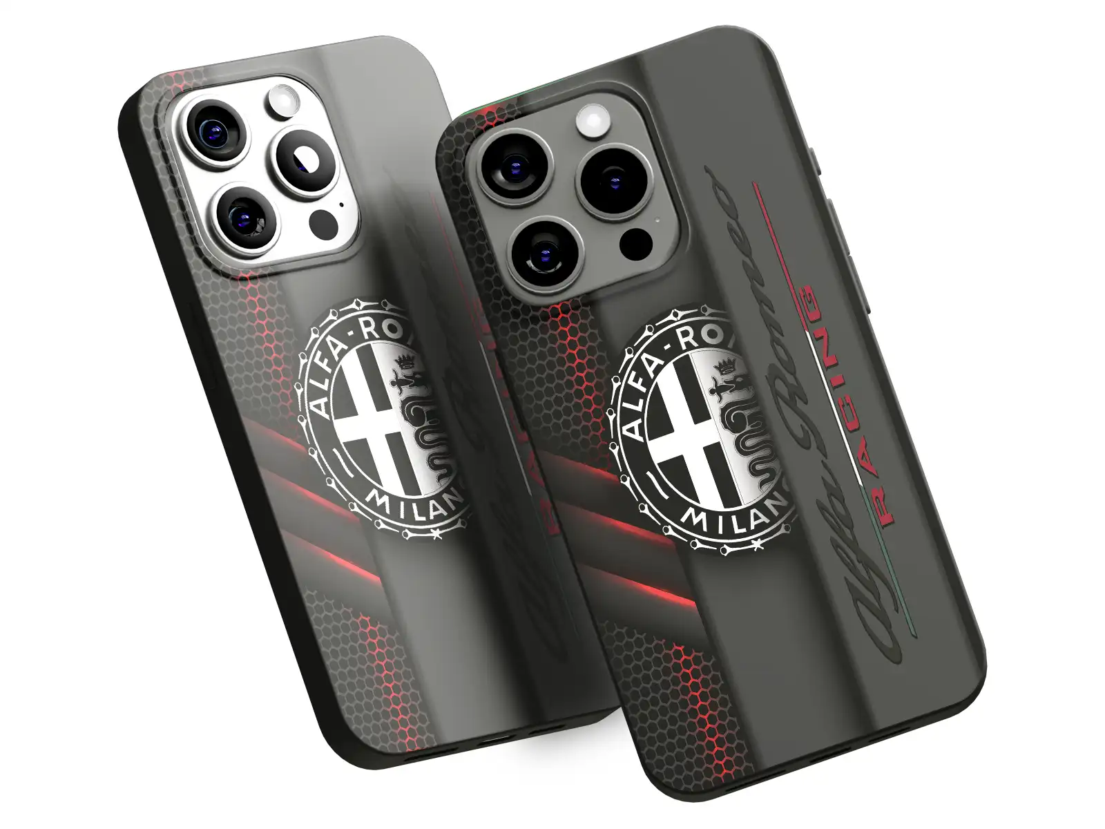 Alfa Romeo Custodia Silicone Telefono Look Moderno